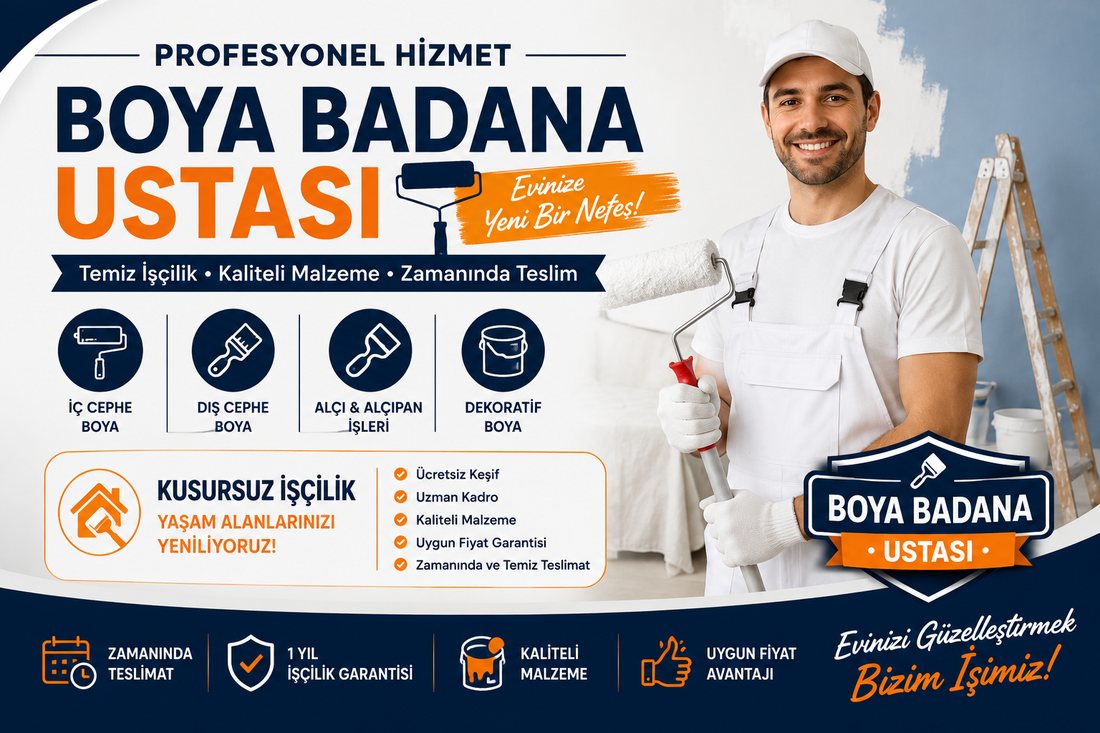 Kınık boya badana ustası – profesyonel boyacı